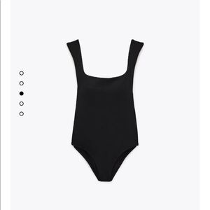 Zara Swimsuit (NWT, hygiene sticker attached)